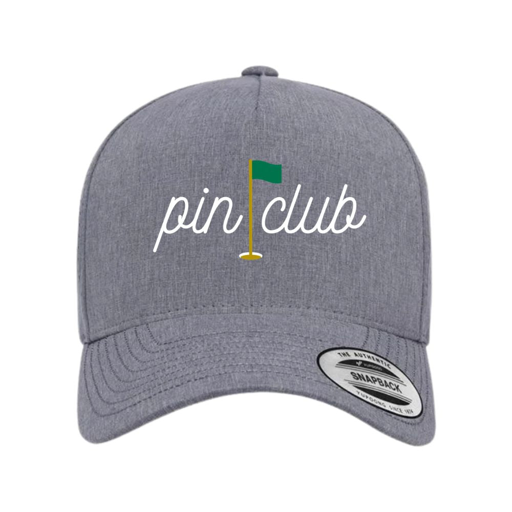 Pin Club Five-Panel Snapback Perforated Cap